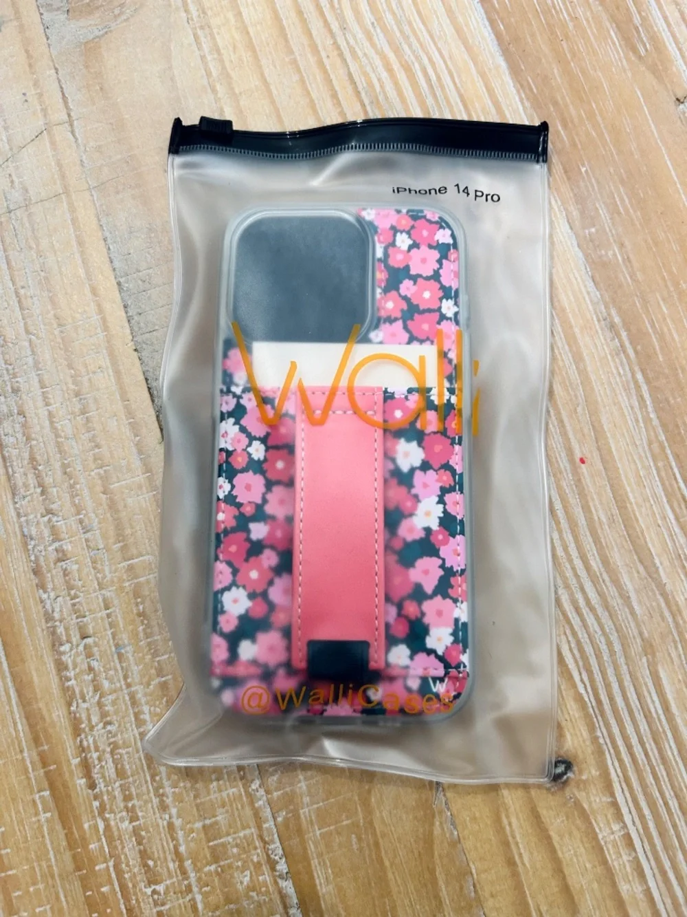 Walli Daisy Delight iPhone 14 Pro Case with Card Holder NIB